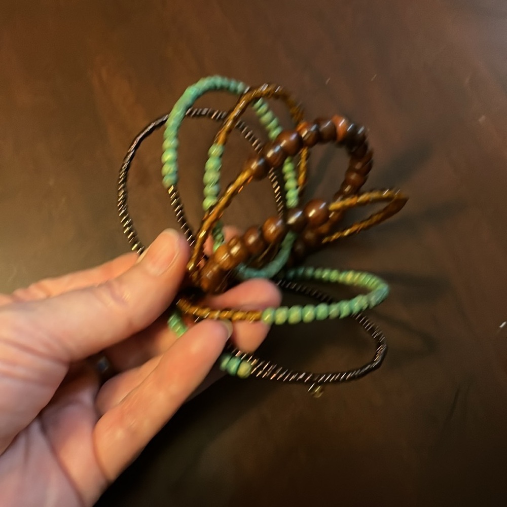 BOHO Beaded Wrap Bracelet!!! NWOT - Picture 4 of 5